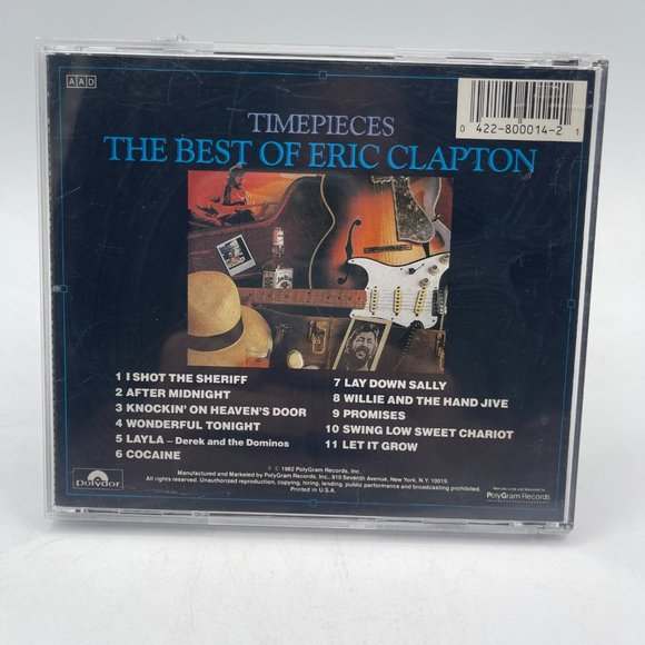 Timepieces: The Best of Eric Clapton CD 1982 - Picture 2 of 7